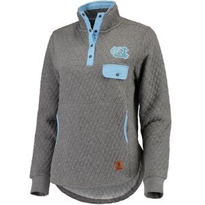 Pressbox Carolina Tar Heels Women’s Quilted Pullover Size Large